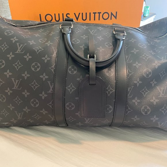 Louis Vuitton Keepall 55 Bando Monogram Eclipse - Picture 2 of 7